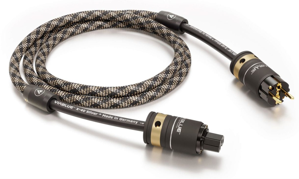 [VIA21510] X-40 SILVER POWER SK./IEC C15 / 150 cm