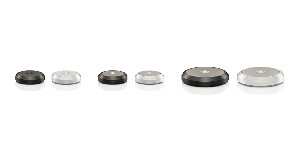 QTC DISCS * STAINLESS STEEL * Ø 16 mm / Black